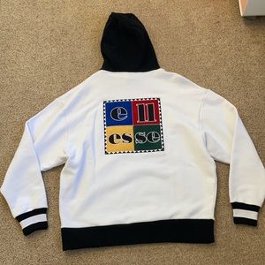 ellesse white color blocked sweatshirt men’s S